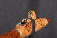 Yellow Cedar Burl Native American Flute, Minor, Mid A-4, #T6G (5)